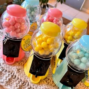 🫧6 Mini Gumball Machines🫧 Toy Banks w/Gumballs NWT